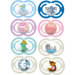 MAM Perfect Sucette Anatomique +6m Tigre Hugs Lot de 2 + Boîte de Stérilisation-0