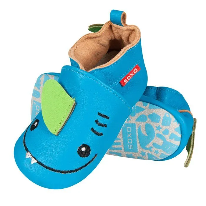 Chaussons - Bébé - Cuir Souple - Antidérapants - Confortables - Design Tendance-0