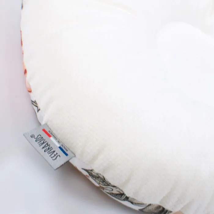 Coussin morphologique de maintien anti tête plate  Écru 30 cm x 25 cm-3