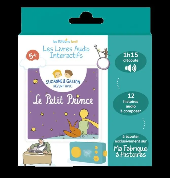 Jeu tablette - Lunii - Coffret Suzanne et Gaston - 12 histoires audio - Pour enfants dès 5 ans - Mixte-4