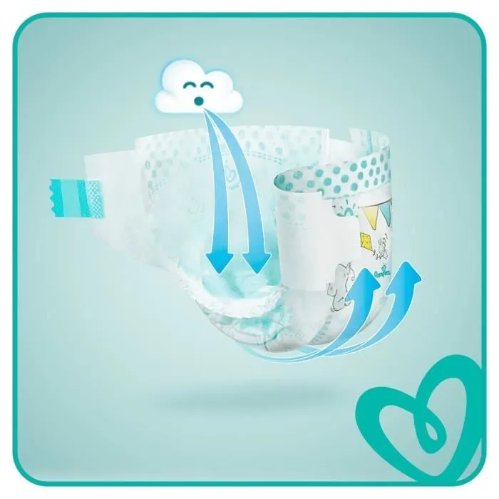 Couches baby dry T4 x 44 Pampers-4