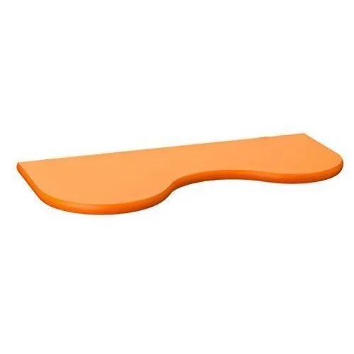 King Home t étagère enfant vague en MDF verni, Orange - M1106020/E-0