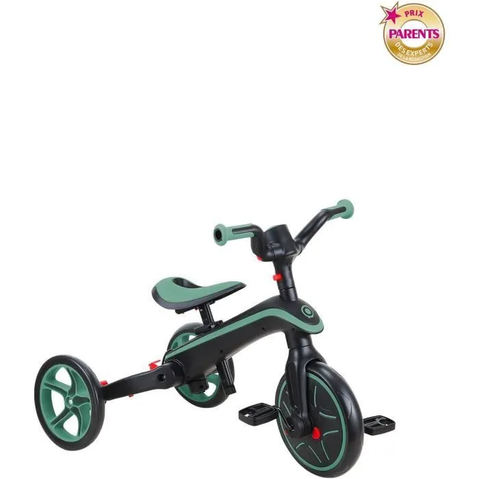 Tricycle évolutif EXPLORER 4 EN 1 PLIABLE - GLOBBER - Olive - Draisienne - de 10 mois à 5 ans - Montage sans outils-4