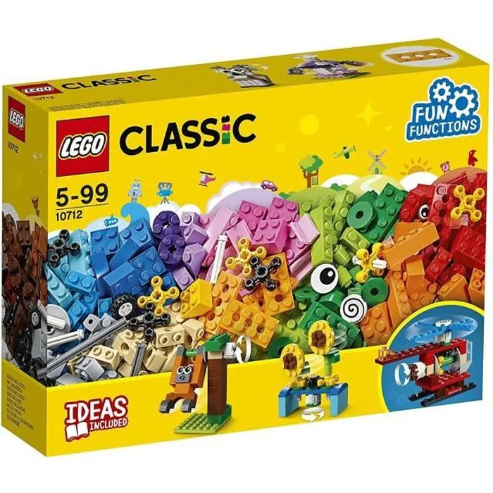 LEGO® Classic - Jeu de construction - 10712 - La boîte de briques et d'engrenages LEGO-0