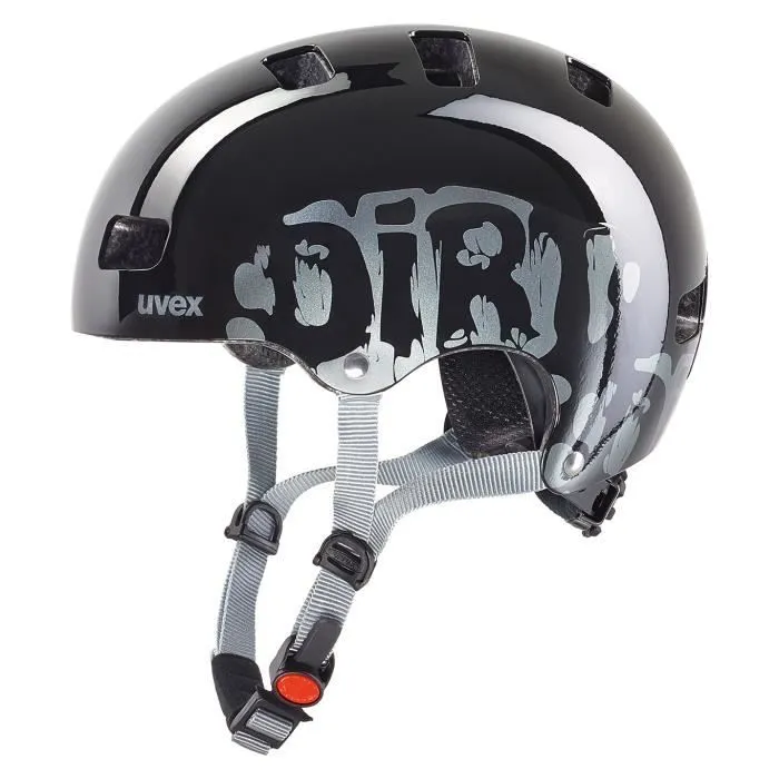 Uvex Kid 3, Casque à coquille complète, Casque à coque dure, Noir, Garçon, Pour enfants, Fixé-0