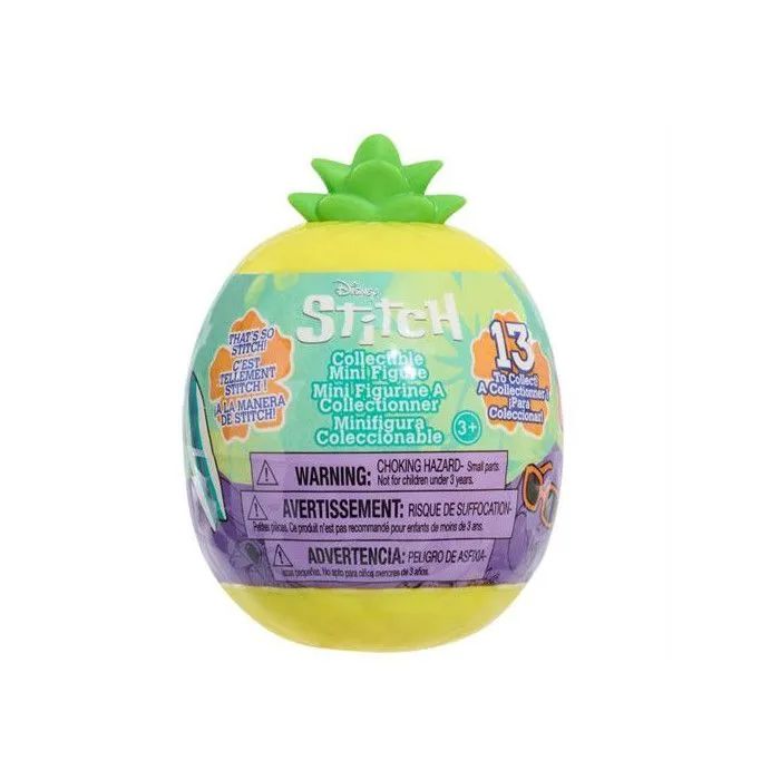 Mini Figurine dans Ananas Disney Stitch 5 cm Modèle aléatoire-0