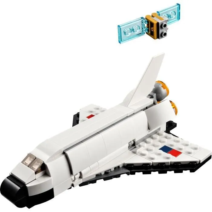 LEGO® Creator 3-en-1 31134 La Navette Spatiale, Jouet Figurine Astronaute avec Vaisseau, Enfants 6 Ans-1
