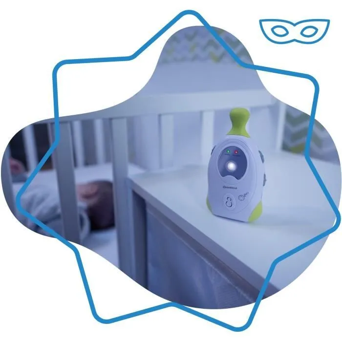 Badabulle Babyphone Audio Baby Online 300m avec Veilleuse-1