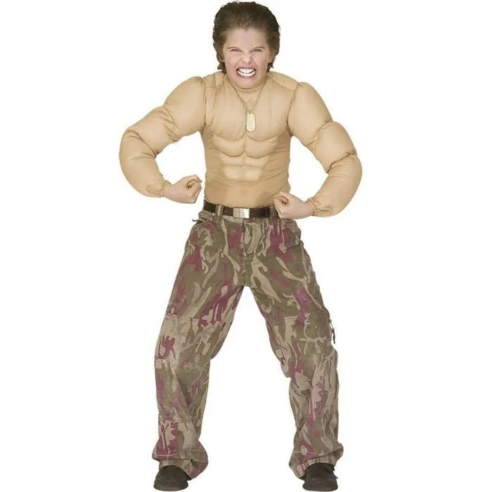Faux torse musclé enfant-0