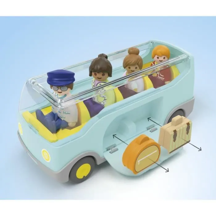 PLAYMOBIL Junior 71682 Autocar de voyage, Dès 12 mois-5