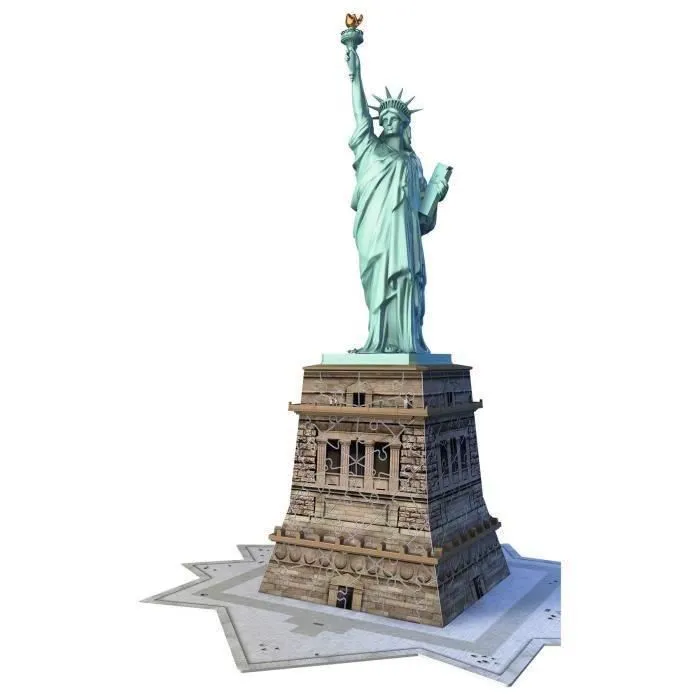 Puzzle 3D Statue de la Liberté - Ravensburger - 108 pièces - sans colle - A partir de 10 ans-1