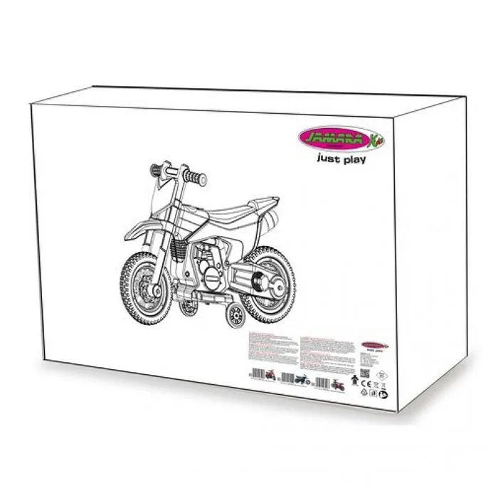 Moto électrique pour enfant - JAMARA - RIDE-ON POWER BIKE ROUGE - Batterie 6V - Pour extérieur-3