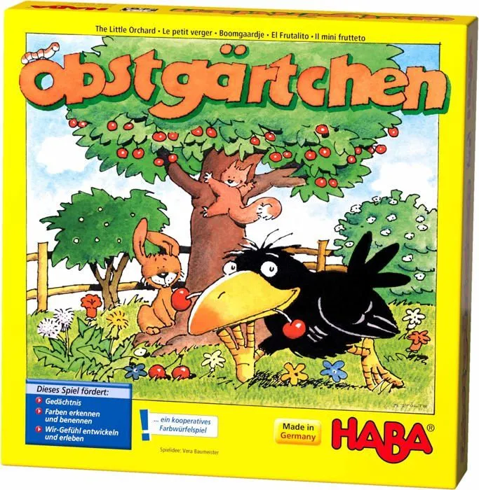 Jeu de societe - jeu de plateau Haba - 4460 - Jeux De Societe - Arbres Fruitiers version allemande-0