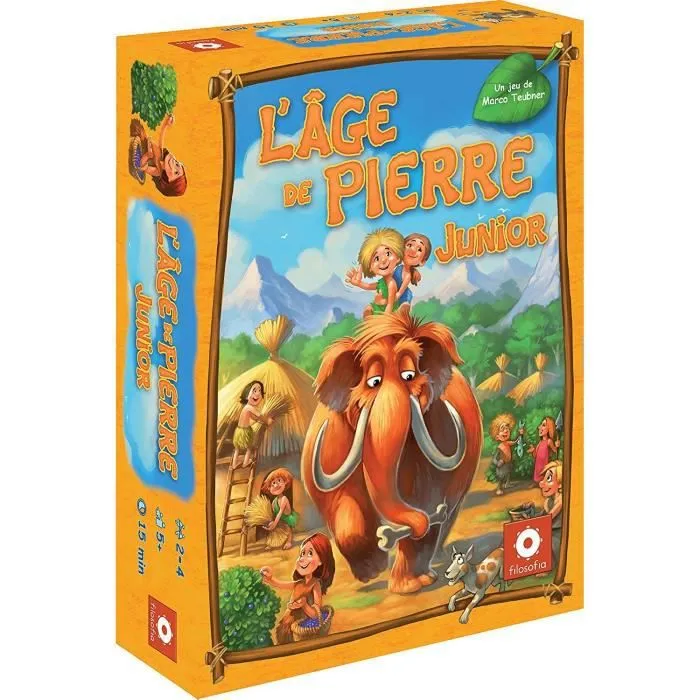 Z-Man Games | L'Âge de Pierre : Junior | Jeu de société | À partir de 5 ans | 2 à 4 joueurs | 15 minutes-0