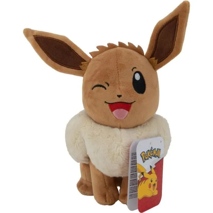Peluche - BANDAI - Pokémon Evoli - 20 cm, pure douceur et tendresse-2