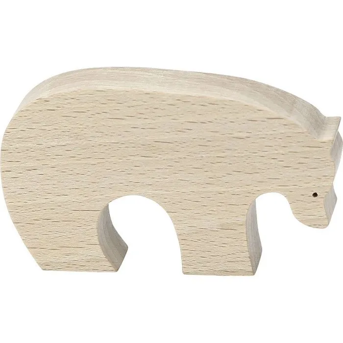 Jeux de société avec figurines - Ours Brun Pompon - 8,6 x 5 x 2 cm - Beige-0