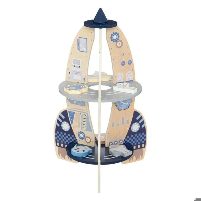 Jeu enfant fusée "Espace" H60cm - Atmosphera createur d'interieur - Multicolore-0