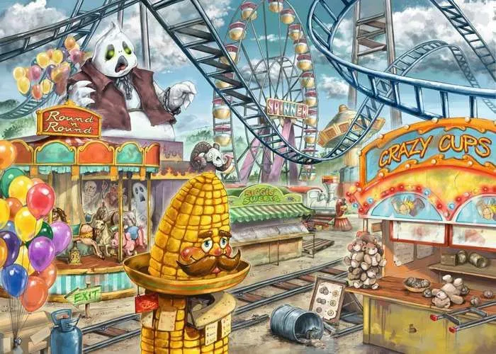 Escape puzzle Kids - Le parc d'attractions - Ravensburger - Puzzle Escape Game 368 pièces-2
