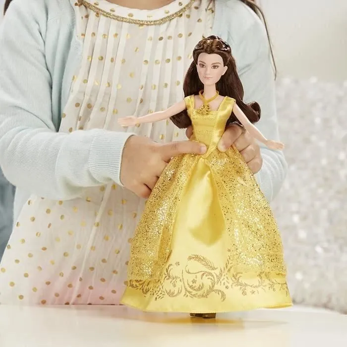 DISNEY PRINCESSES - BELLE - Poupée chantante 30cm-2