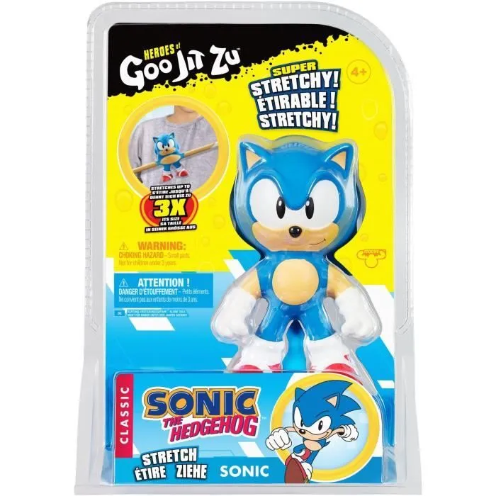 Figurine Sonic - Goo Jit Zu MOOSE TOYS - 11cm - Pour Enfant - Extérieur-0