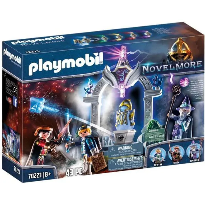 PLAYMOBIL - 70223 - Novelmore - Temple du temps - Baliste - 3 personnages inclus-0