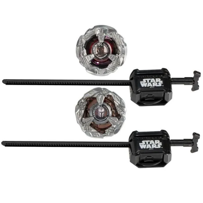 Beyblade X Multipack Toupie The Mandalorian 3-60F vs. Moff Gideon 3-80N, Star Wars, Dès 8 ans-1
