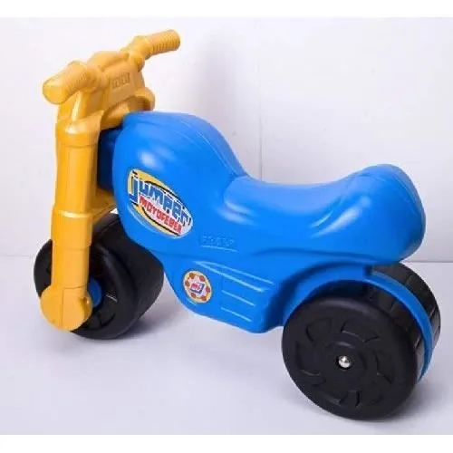 Porteur MotoFeber Jumper - Bleu et jaune - FEBER - Enfant - A partir de 18 mois-1