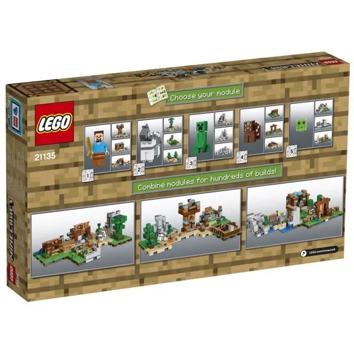 Jeu de construction - LEGO - Minecraft - La Boîte de Construction 2.0 - 717 pièces - A partir de 8 ans-2
