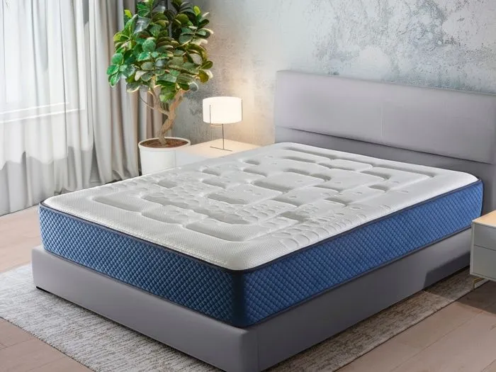 Matelas 90X190 MEMOLATEX Épaisseur 25 CM Mousse HR et Látex,Ferme, 2 Face été/hiver-2