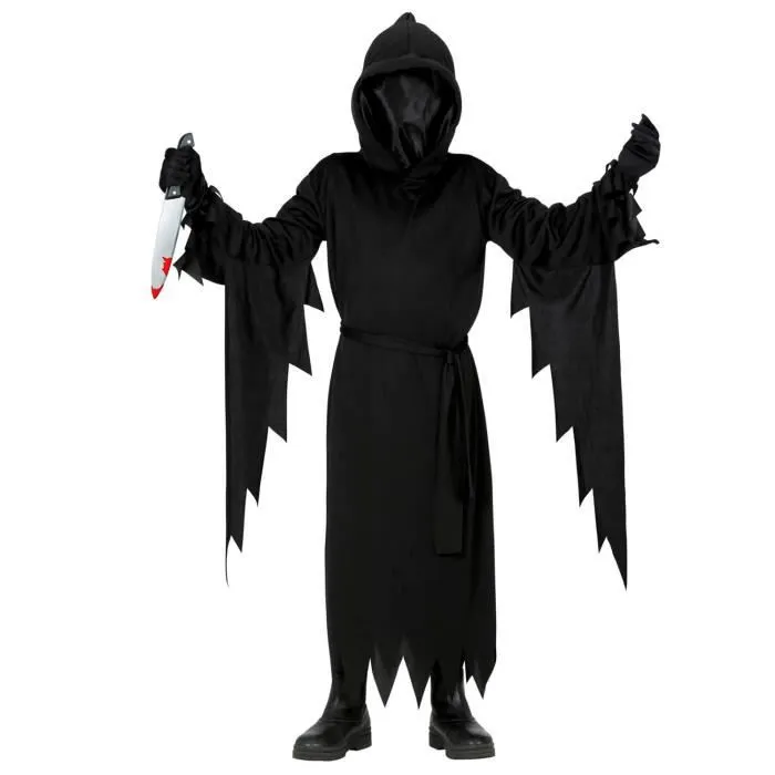 Déguisement Faucheur Halloween Garçon 14/16 ans WIDMANN Blanc-0