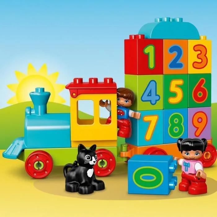 LEGO® 10847 DUPLO Le Train Des Chiffres, Jeu De Construction Éducatif avec Briques Géantes, Jouet Bébé 1 An-1