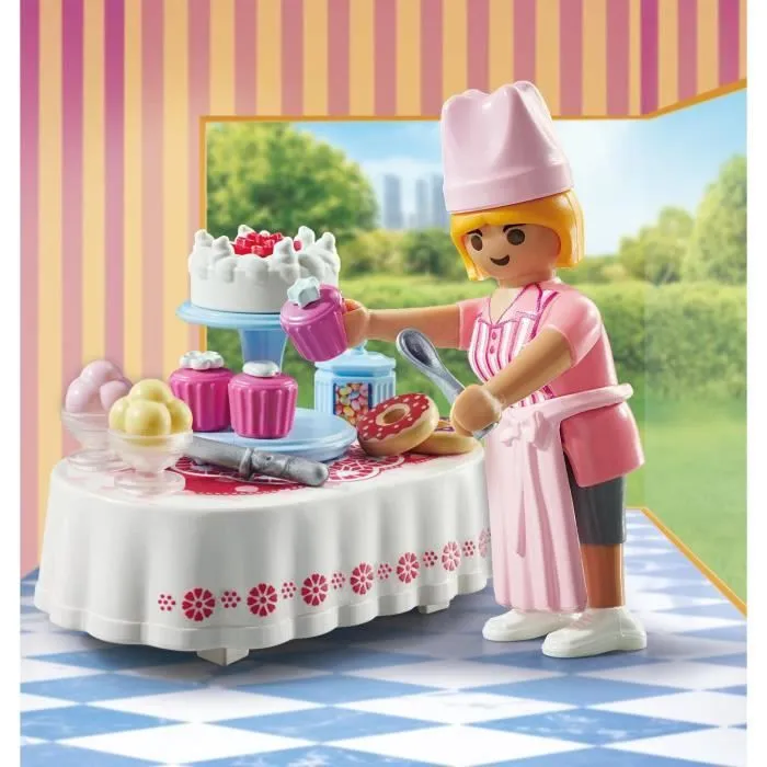 PLAYMOBIL - 70381 - Pâtissière - Enfant - Polypropylene - Playmobil City Life - Mixte-1