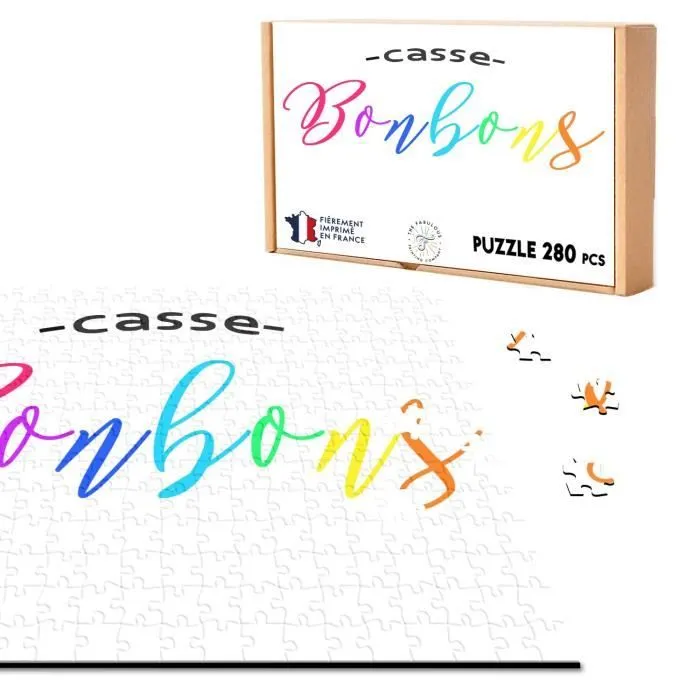 Puzzle Classique - FABULOUS - Casse Bonbons Humour - 280 Pièces - Adulte - Mixte-0