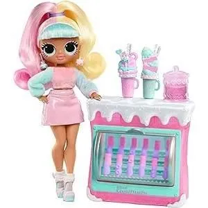 L.O.L. Surprise OMG Sweet Nails™ - Bar à ongles - Poupée mannequin Candylicious Sprinkles Shop - Thème bonbon - A partir de 4ans-0