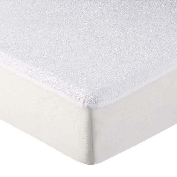 Alèse, protège matelas imperméable et respirant - Coton et TPU - 40 x 80 cm - Blanc - Monsieur Bébé-0