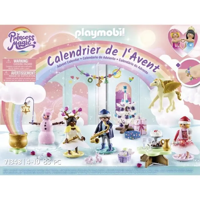Calendrier de l'Avent PLAYMOBIL - Arc-en-ciel - La magie de Noël - 24 cases à ouvrir-7