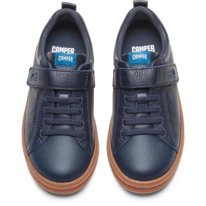 Baskets Enfant - CAMPER - Runner - Bleu - Lacets - Plat-3