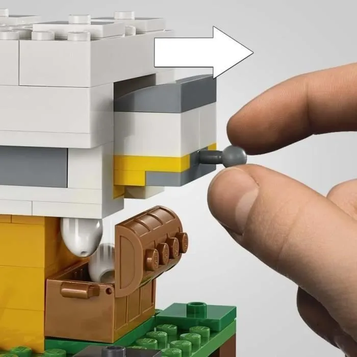 Jeu de construction LEGO® Minecraft™ 21140 Le poulailler - 198 pièces - Garçon et fille - A partir de 5 ans-3