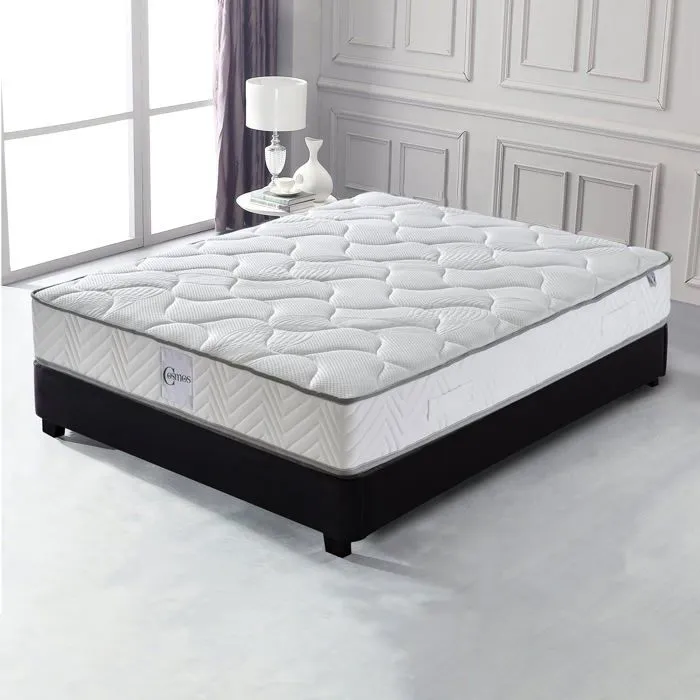 Matelas Cosmos 140 x 190 Sampur - Mémoire de Forme - Ressorts Ensachés - Épaisseur 20 cm - Mi-Ferme - Top Indépendance de Couchage-0