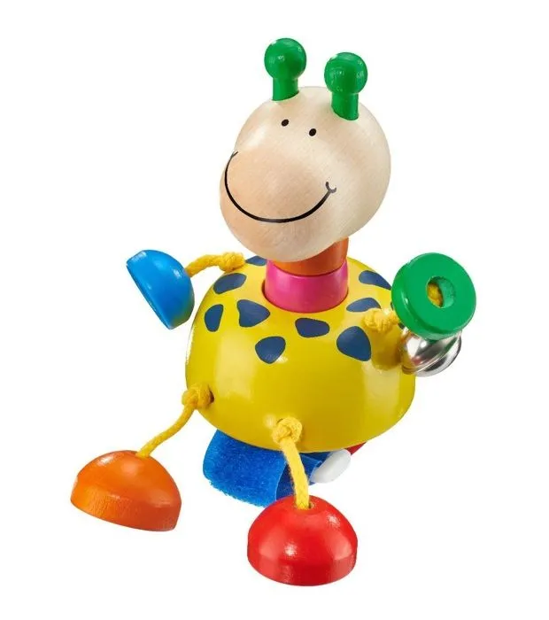Jouet en bois pour buggy Girafe junior 11 cm - Selecta Spielzeug-1