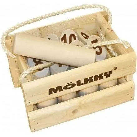 Jeu de quilles Mölkky - TACTIC - Version Luxe - Bois massif - Mixte - A partir de 7 ans-1