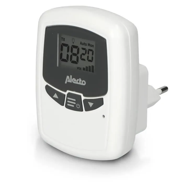 Babyphone - ALECTO - DBX-80 - Grande portée 3000m - Blanc/Anthracite-1