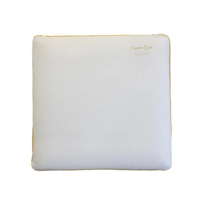 Oreiller Suprême Gold 60x60 Sampur | Mémoire de Forme | Thermorégulateur | Épaisseur 12 cm | Confort Semi-Ferme Coutil Déhoussable-1