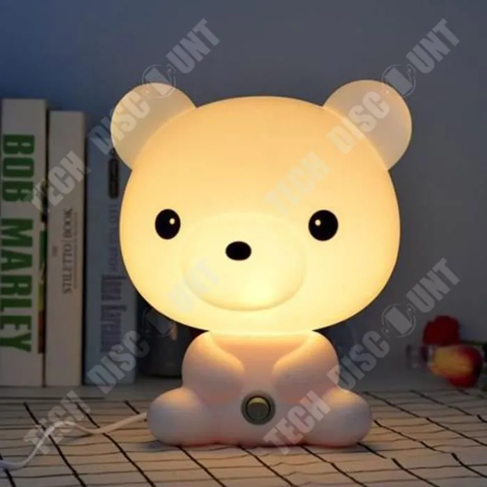 TD® Veilleuse LED Cartoon Lampe Enfant, Lampe de chevet, Lampe de Table, Lampe de Nuit pour Bébé Cadeau de Noël, cadeau d'anniversai-2