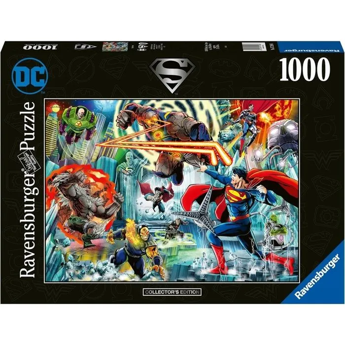 Puzzle Superman - Ravensburger - 1000 pièces - DC Comics - Warner Bros - Pour adultes et enfants dès 14 ans-1