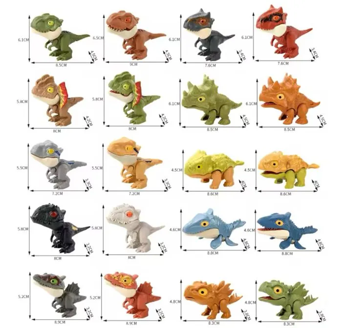 lot figurine dinosaure jurrassik world park jouet enfant articulé cadeau 7pcs/lot-5
