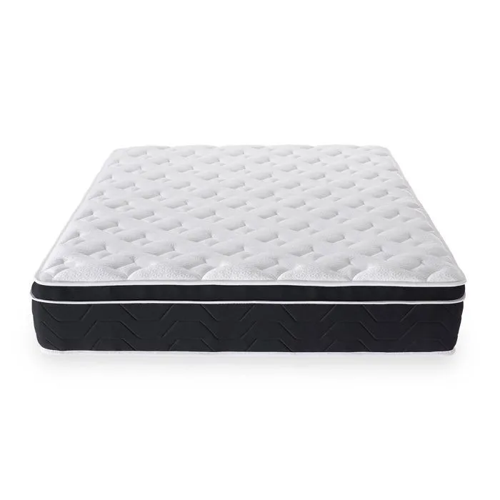 Matelas - NUAGE - 140x190 cm - Ressorts ensachés - Mousse Haute Résilience - Soutien ferme-0