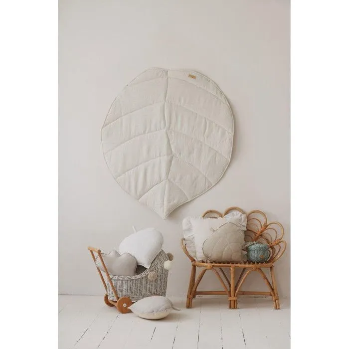 Ensemble tipi et tapis en lin enfant Moi Mili "blanc" - blanc - TU-2