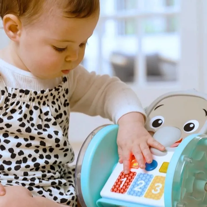 BABY EINSTEIN EARL l'éléphant Jouet d'éveil à roulettes interactif multilingue, développement de la motricité, apprentissage musique-4