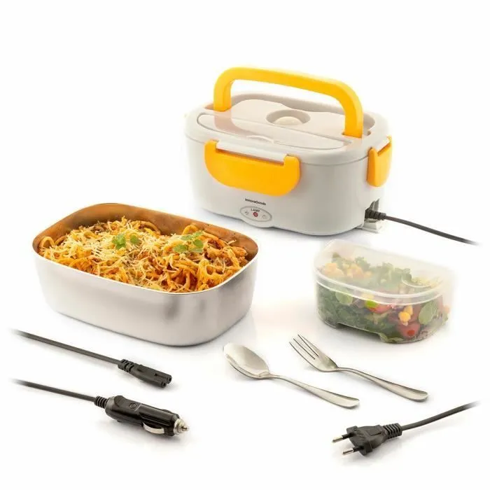 Boîte à Repas Électrique - Lunffi - InnovaGoods - 1,5 L - Acier inoxydable - Pliable-0